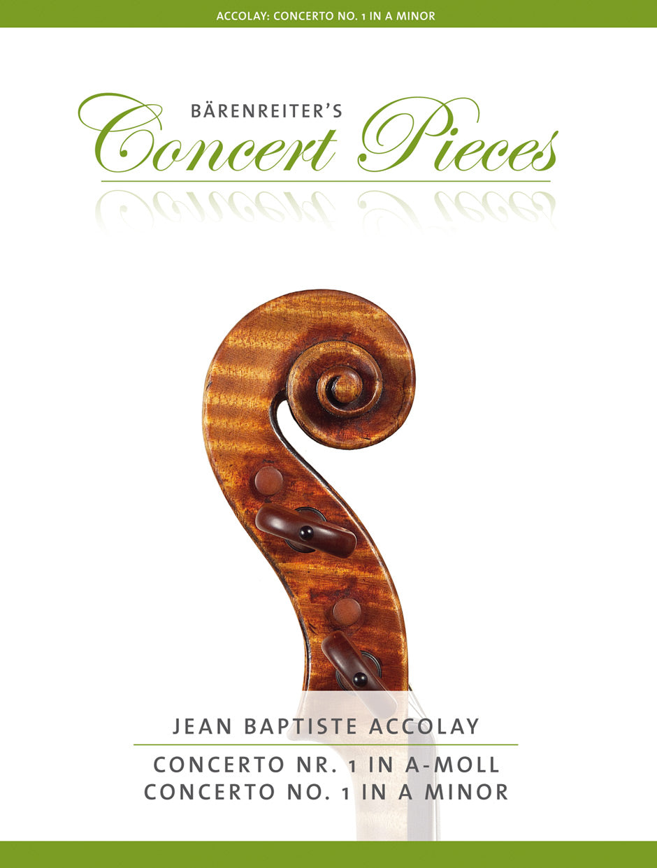 Accolay: Accolay Concerto No 1 in A Minor for Violin & Piano