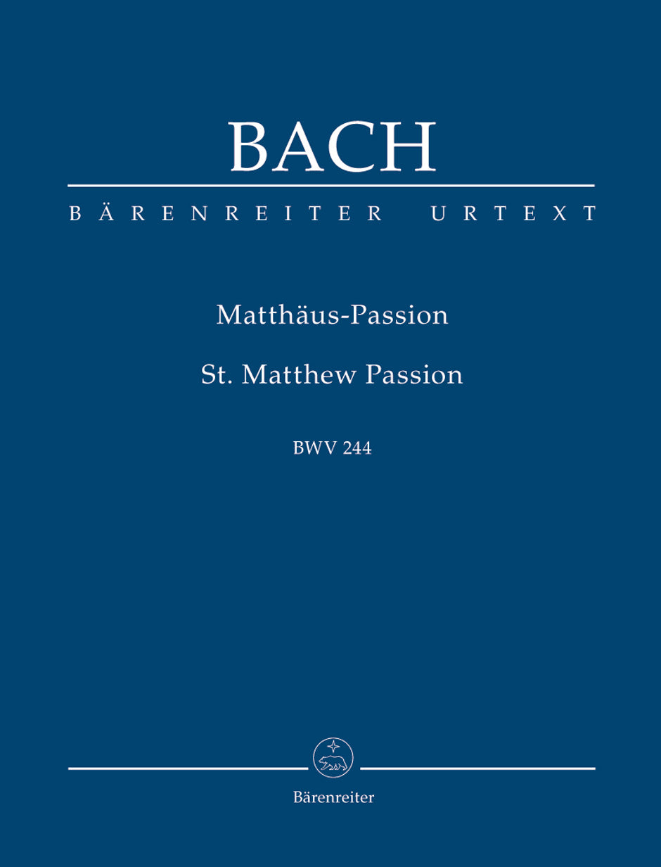 Bach: St Matthew Passion - Study Score