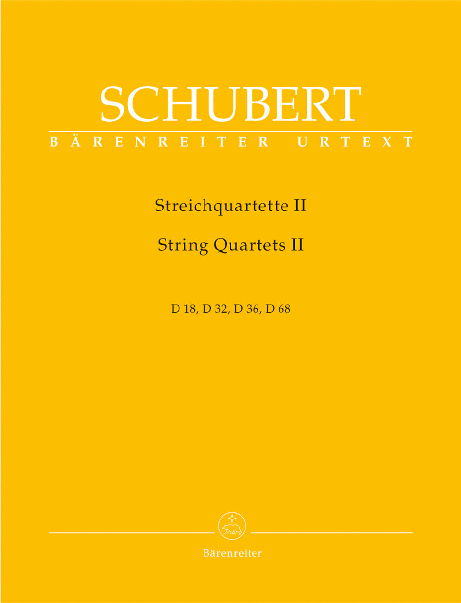 Schubert: Complete String Quartets - Book 2 (Set of Parts)