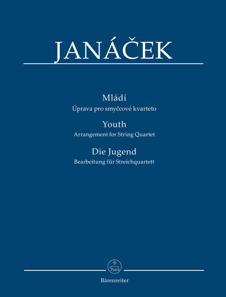 Janáček: Youth for String Quartet - Study Score