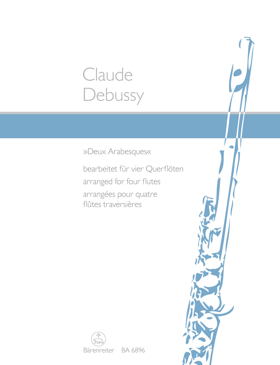 Debussy: Deux Arabesques Arranged for 4 Flutes