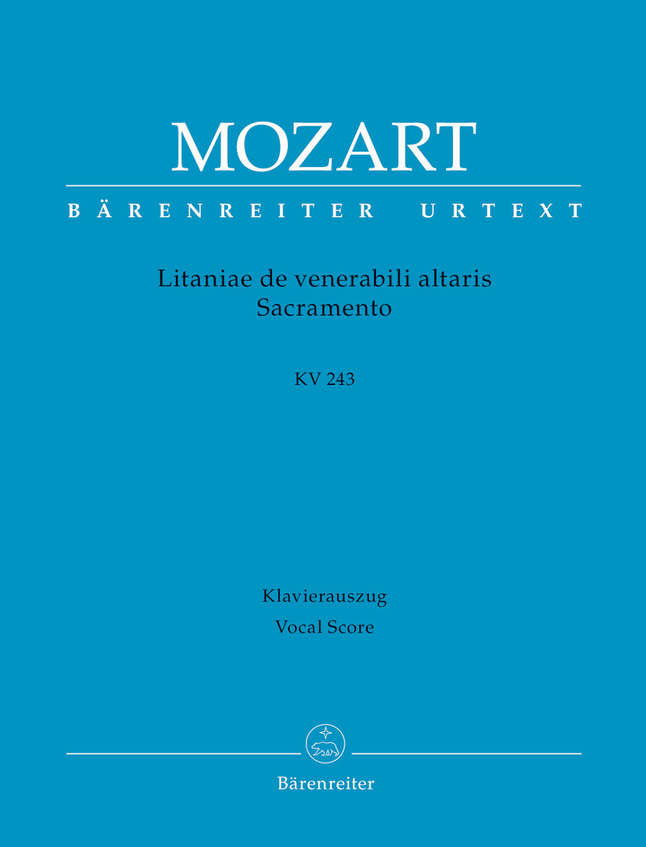 Mozart: Litaniae Ven Sacra E Flat K243