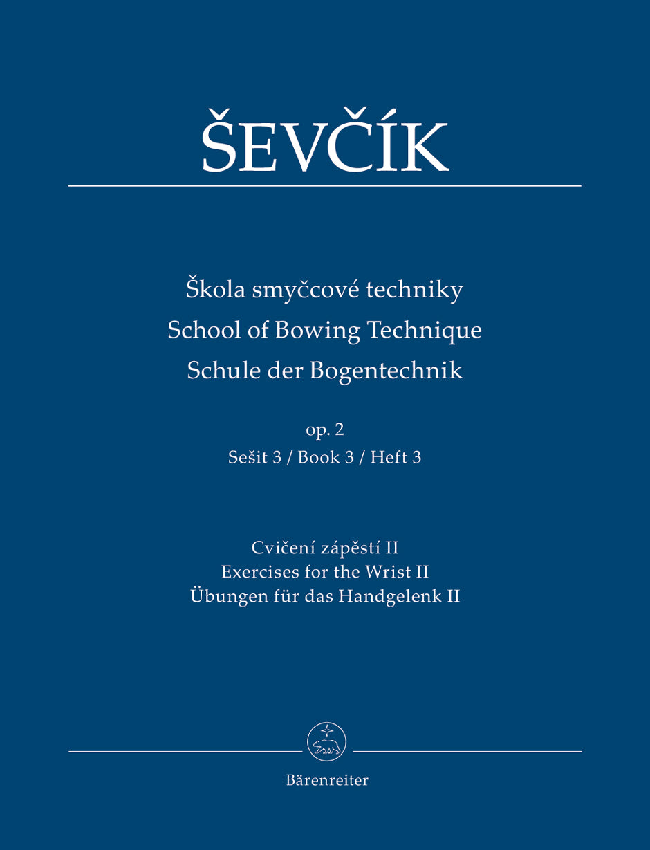 Ševčík: School of Bowing Technique for Violin Op 2, Book 3