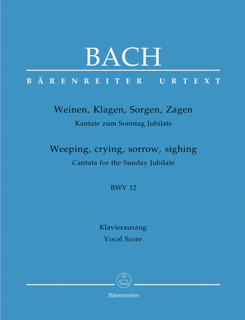 Bach: Cantata 12 - Vocal Score