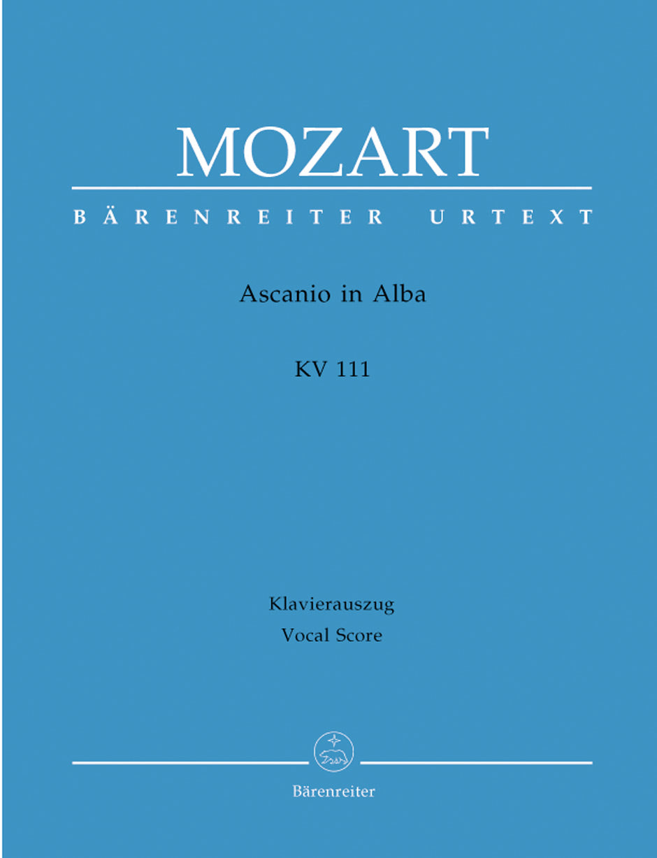 Mozart: Ascanio in Alba K111 - Vocal Score