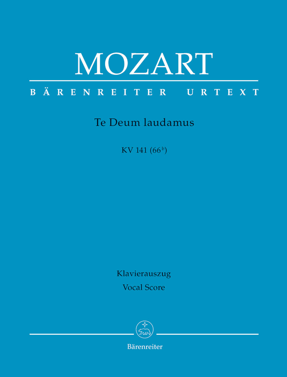 Mozart: Te Deum Laudamus K141 - Vocal Score