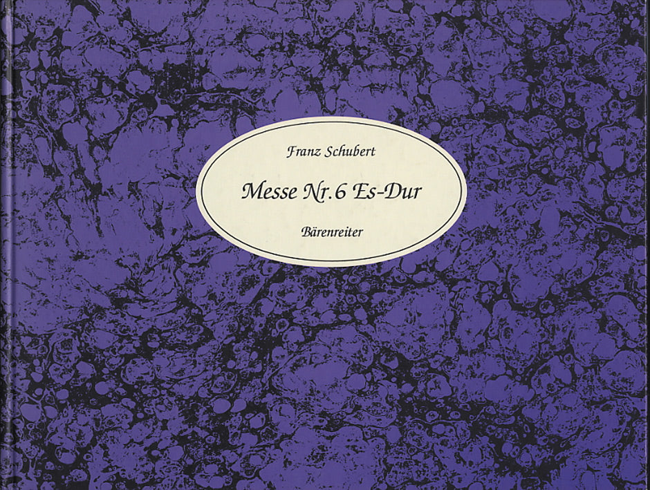 Schubert: Mass No 6 D950 Facsimile Edition - Full Score