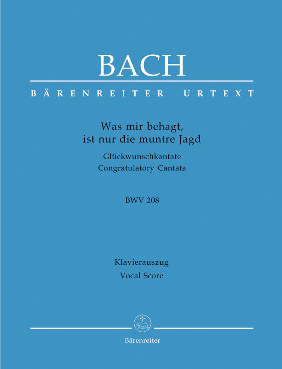 Bach: Cantata 208 - Vocal Score