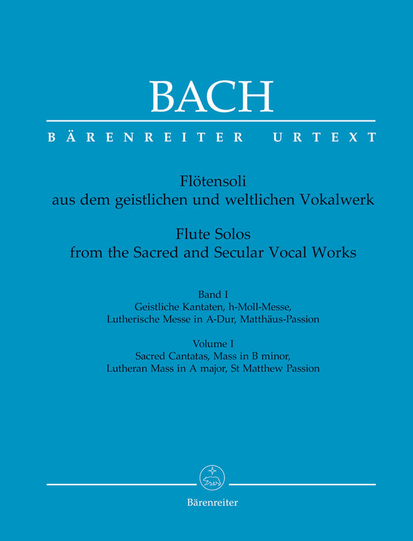 Bach: Flute Solos - Book 1 Sacred Vocal Works