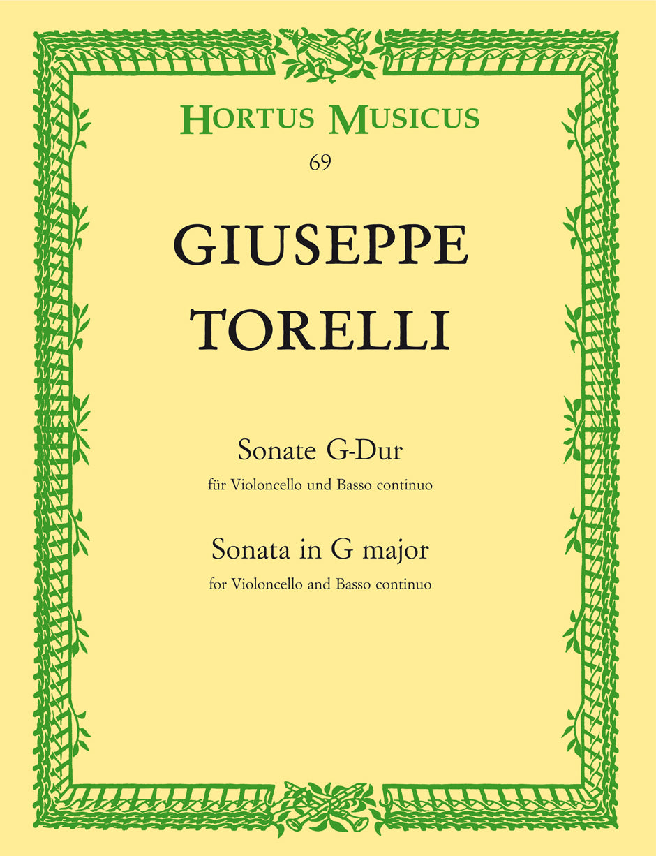 Torelli: Sonata in G for Cello & Basso Continuo