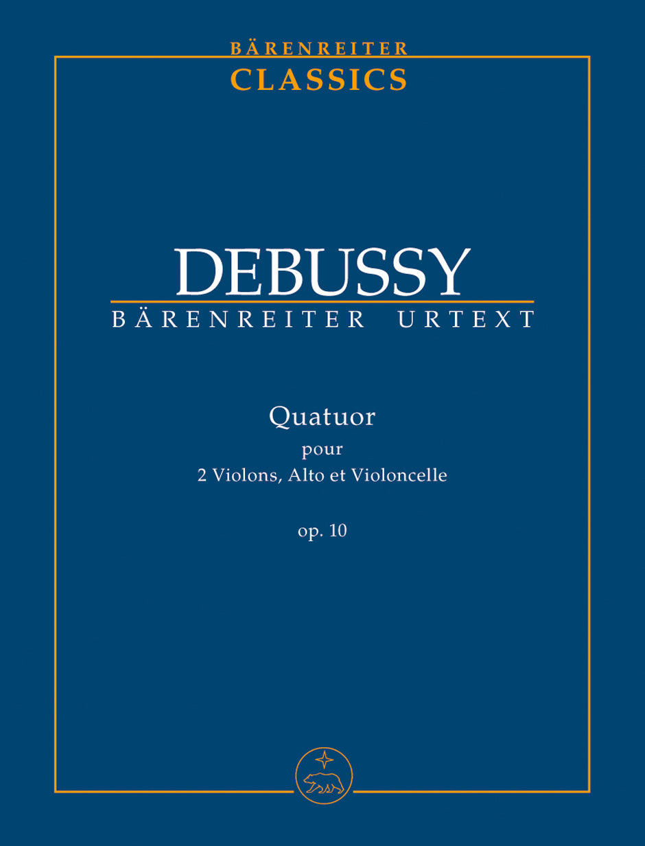 Debussy: Debussy String Quartet Op 10 - Study Score
