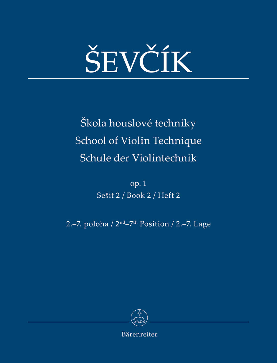 Ševčík: School of Violin Technique Op 1 - Book 2