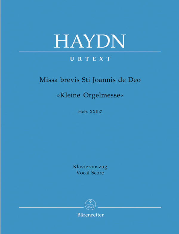 Haydn: Missa Brevis Sancti Joannis De Deo Hob XXII:7 - Vocal Score