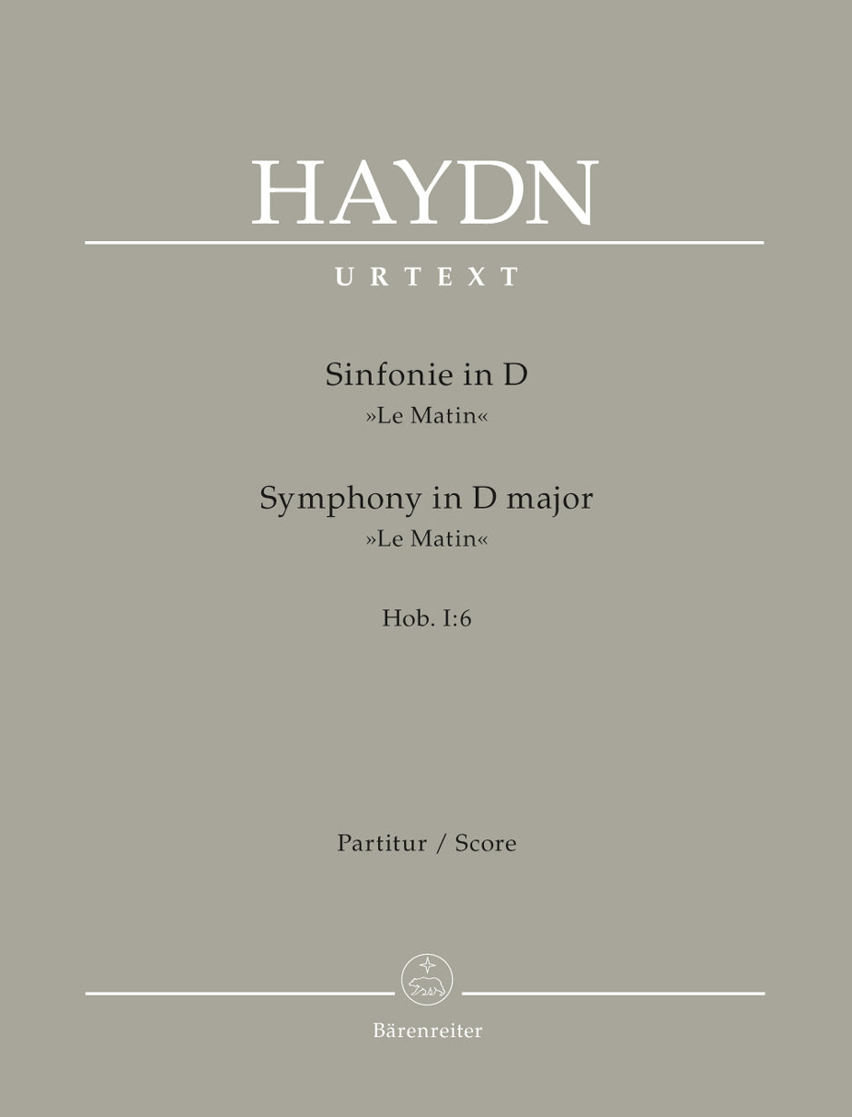 Haydn: Symphony No 6 in D Le Matin Full Score