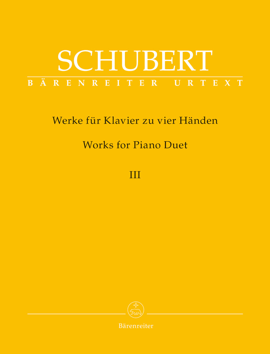Schubert: Works for Piano Duet - Volume 3 (1 Piano, 4 Hands)