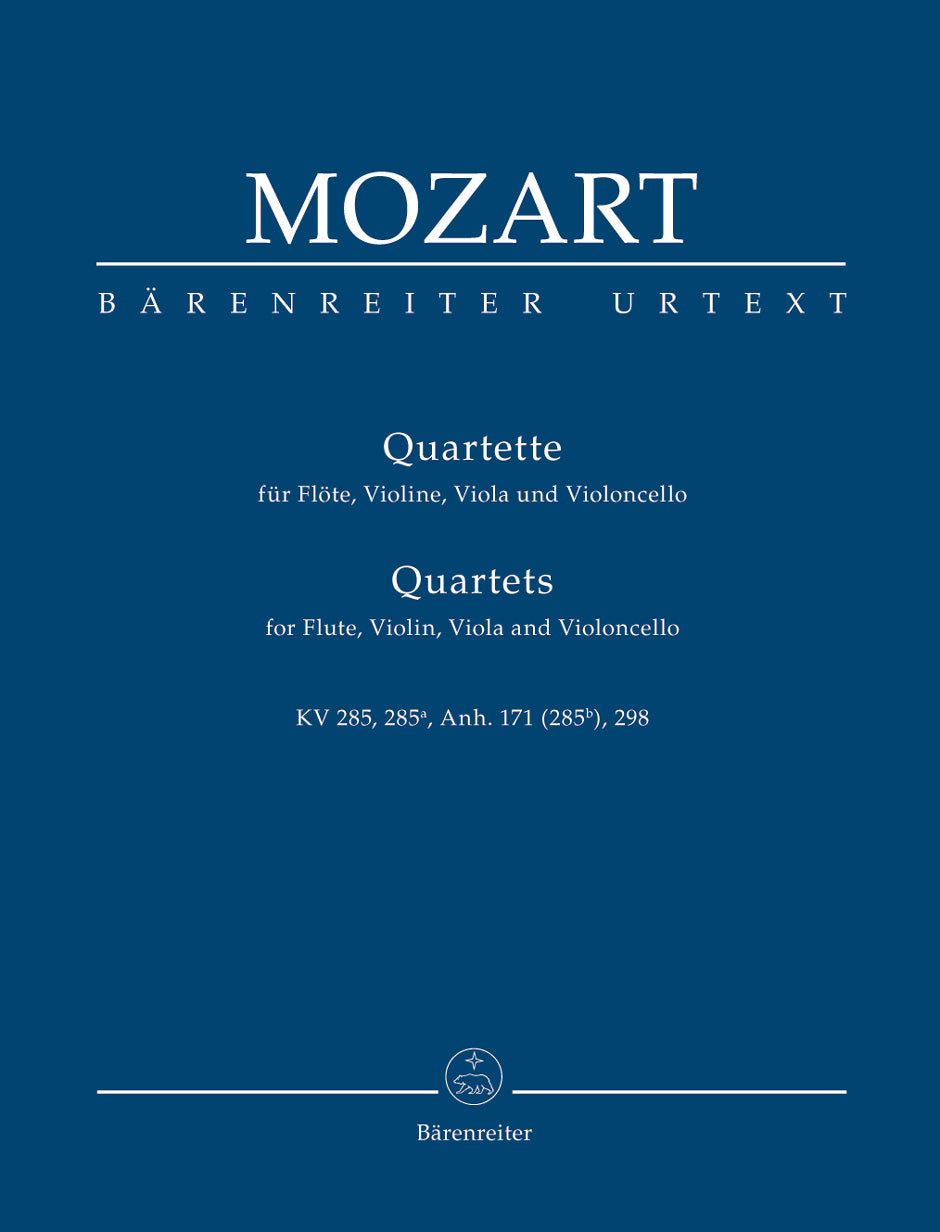Mozart: Flute Quartets K285, 285A - Study Score
