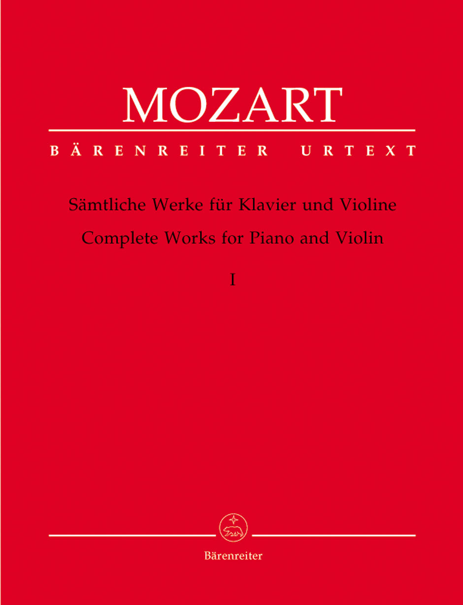 Mozart: Complete Works for Violin & Piano - Book 1