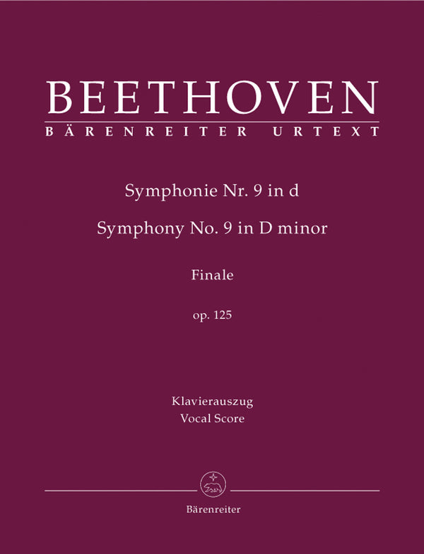 Beethoven: Symphony No. 9 - Vocal Score
