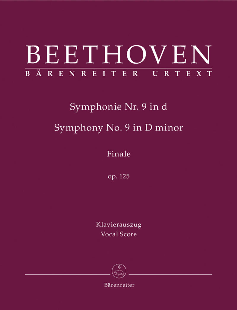 Score　Beethoven:　Vocal　Symphony　No.