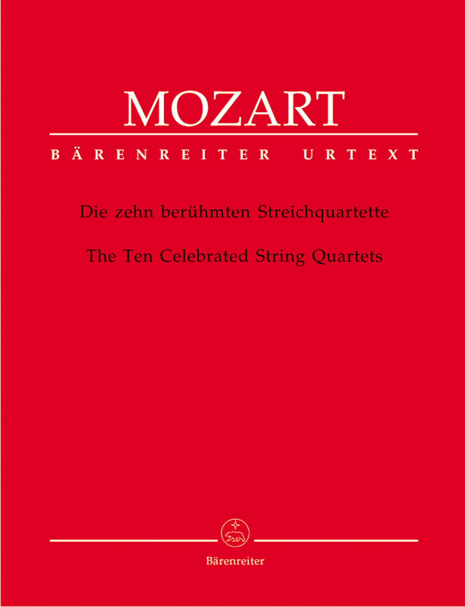 6786901 Mozart: Ten Celebrated String Quartets (Set of Parts)