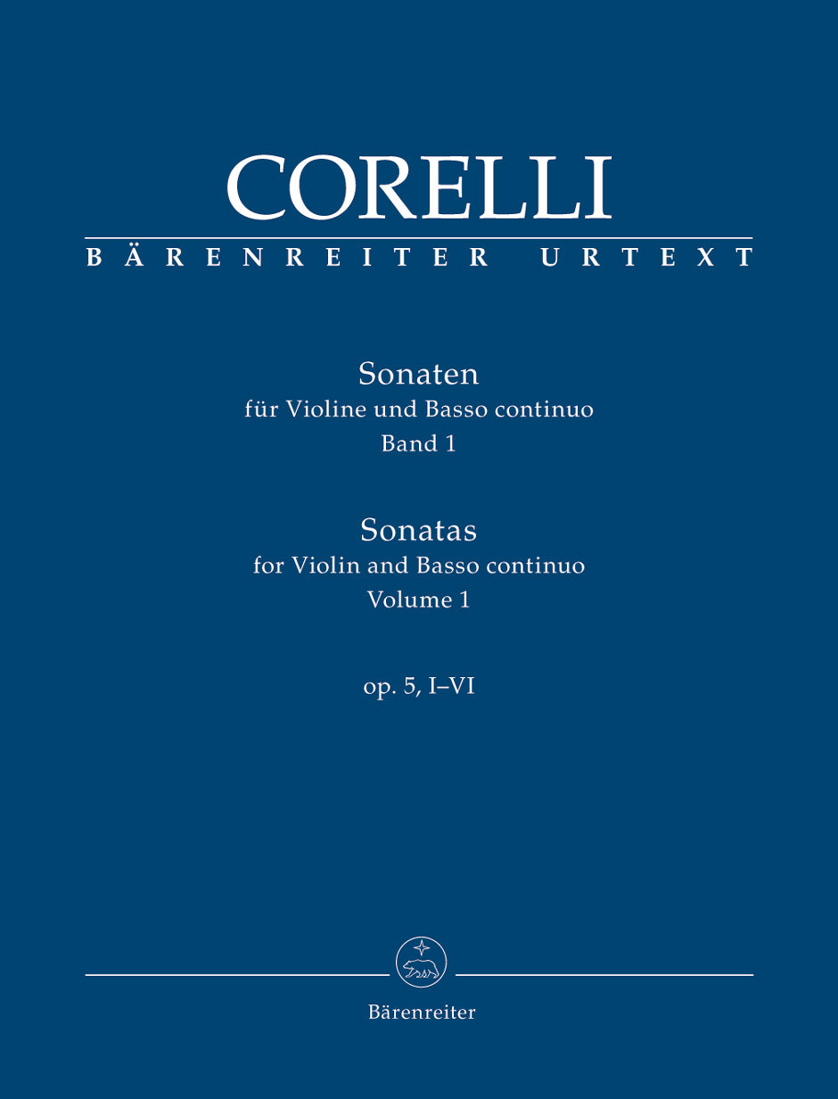 Corelli : Sonatas for Violin & Continuo Op 5 No 1-6