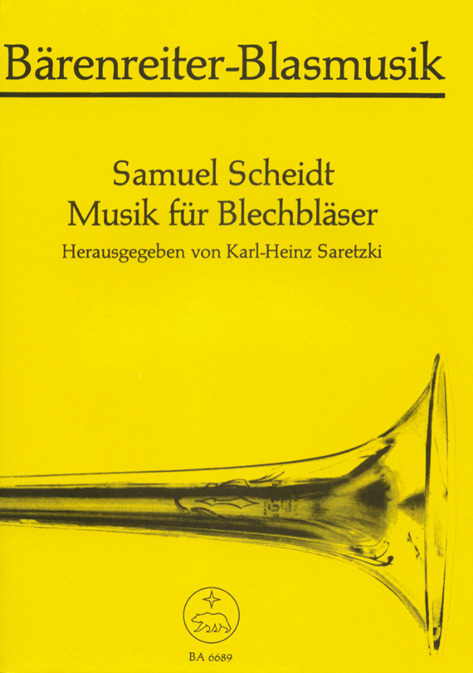 Scheidt : Music for Brass Ensemble - Playing Score