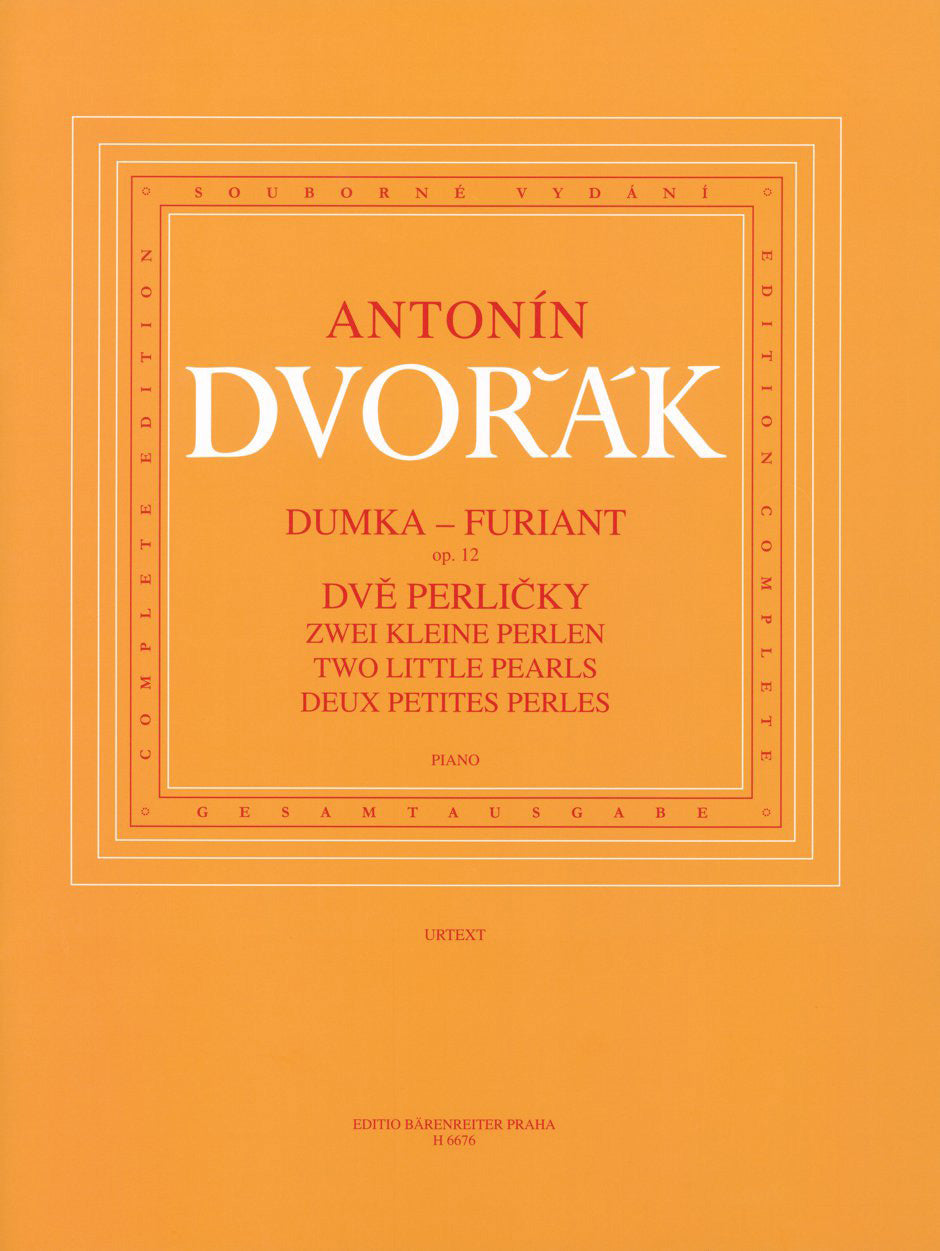 Dvořák: Two Little Pearls - Dumka & Furiant Op 12 Piano