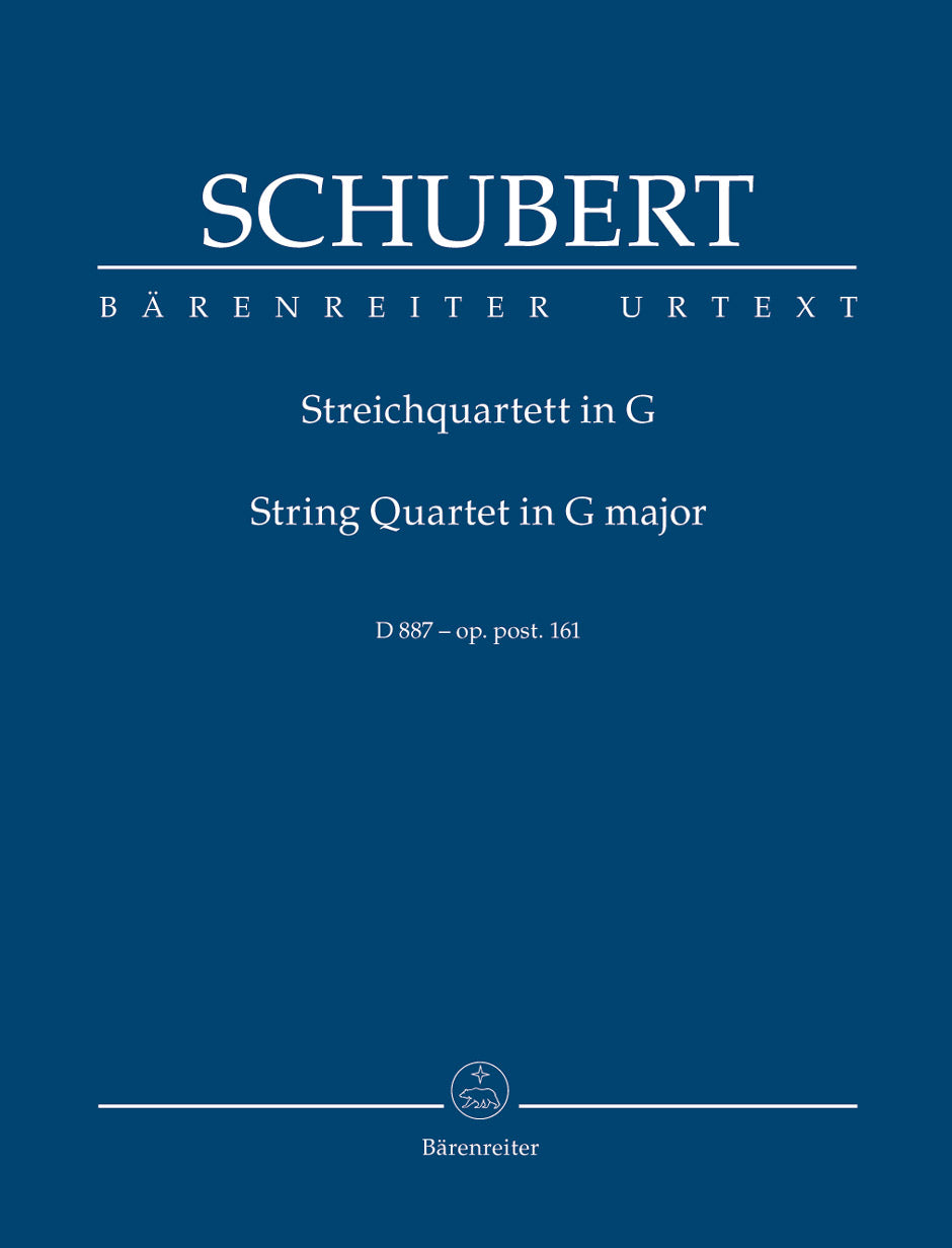 Schubert: String Quartet G D887 - Study Score