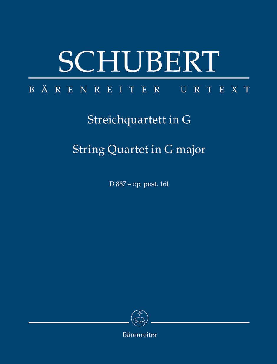 Schubert: String Quartet G D887 - Study Score