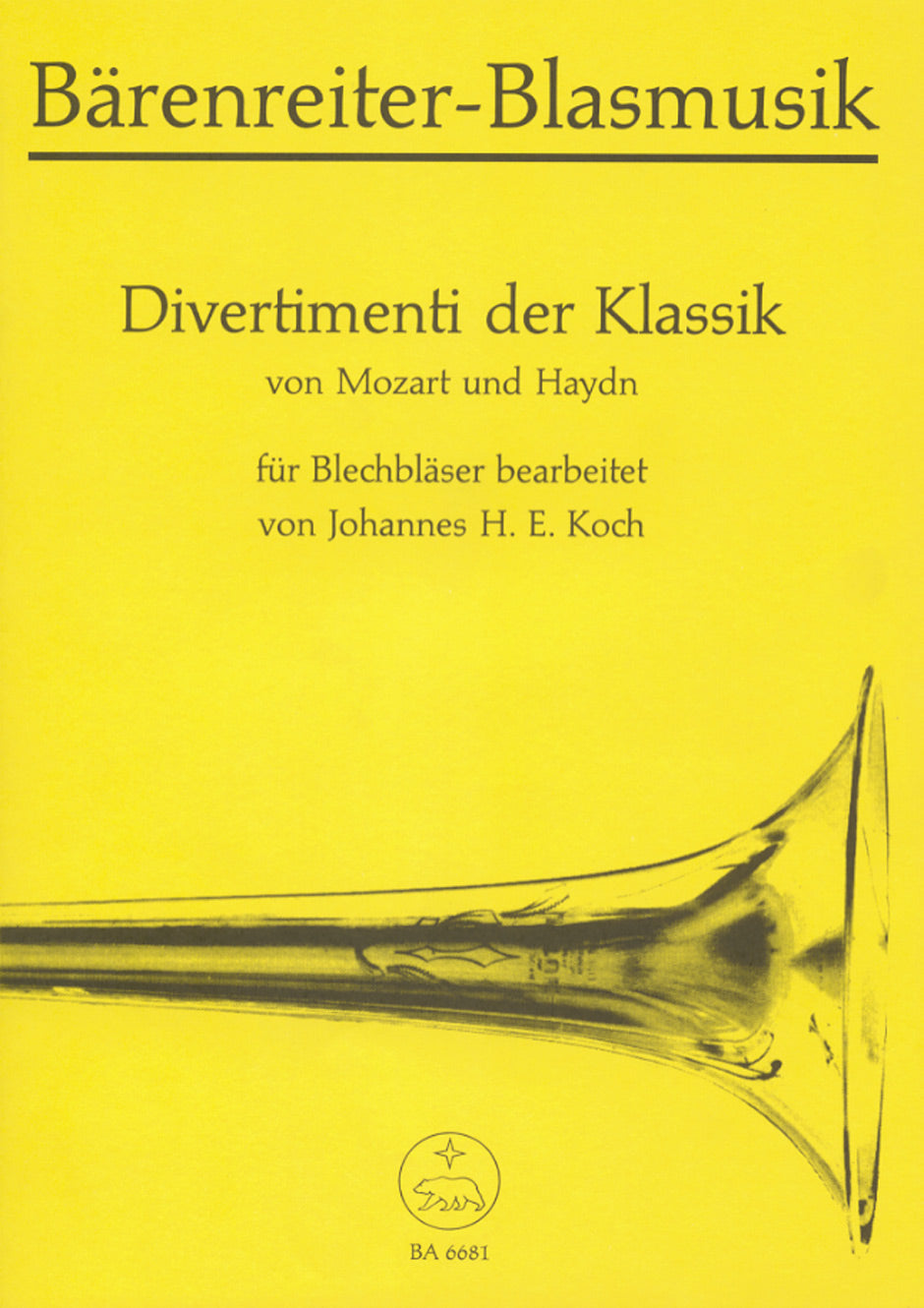 Mozart & Haydn: Divertimenti Brass Score