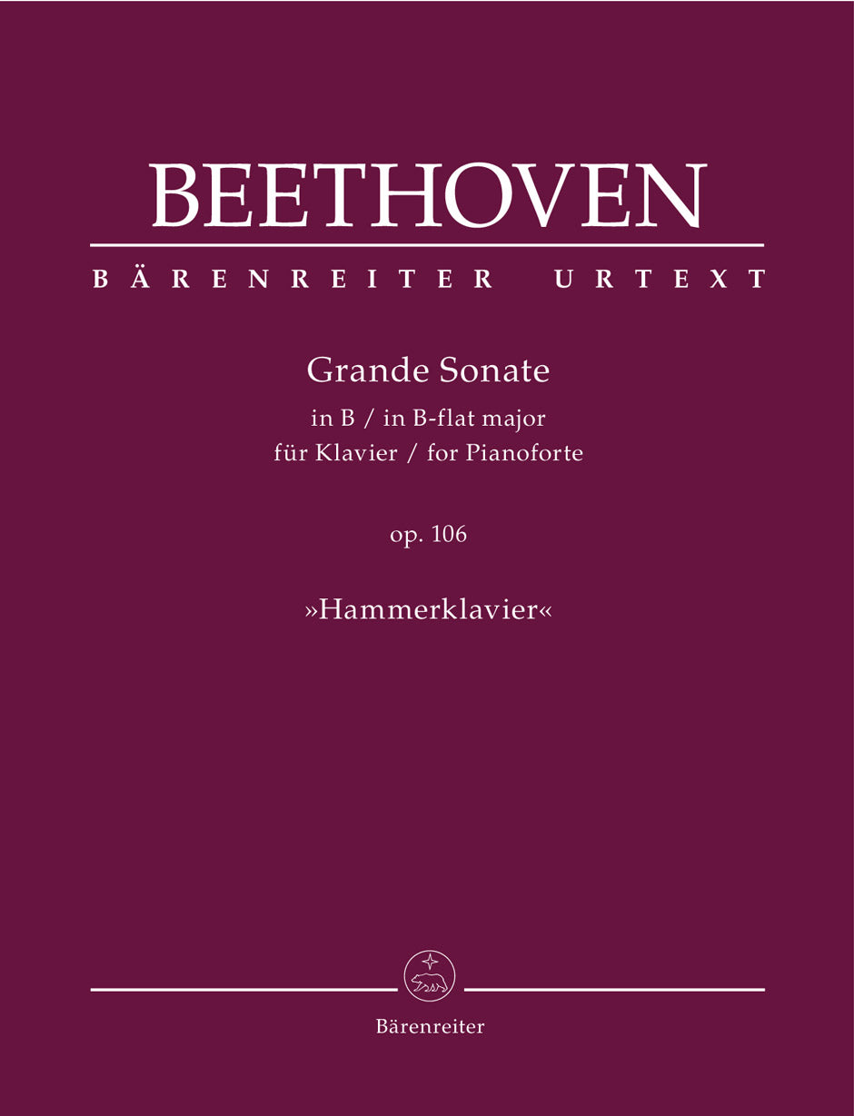 Beethoven: Piano Sonata in Bb Major Op 106 "Hammer"