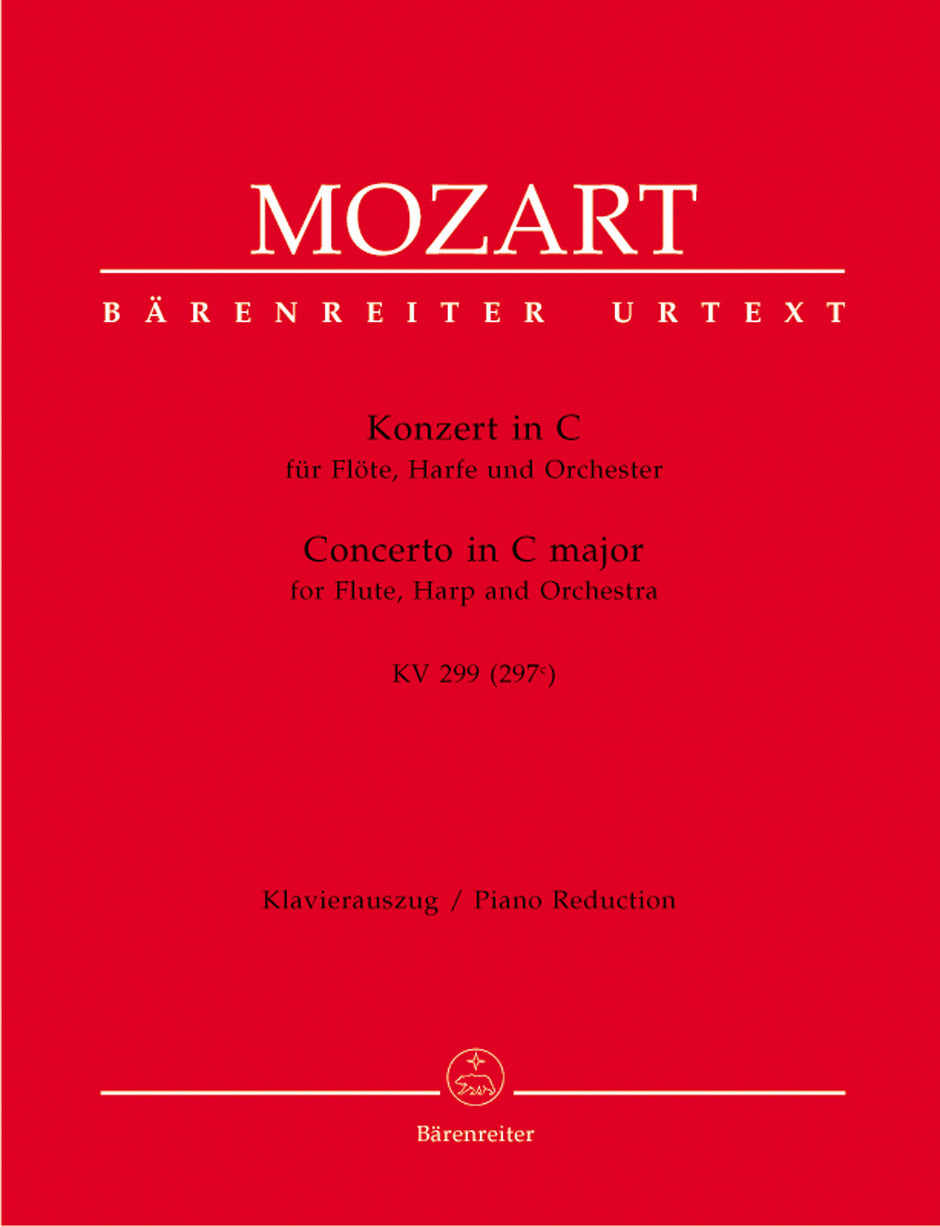 Mozart: Concerto C K299 for Flute, Harp & Piano