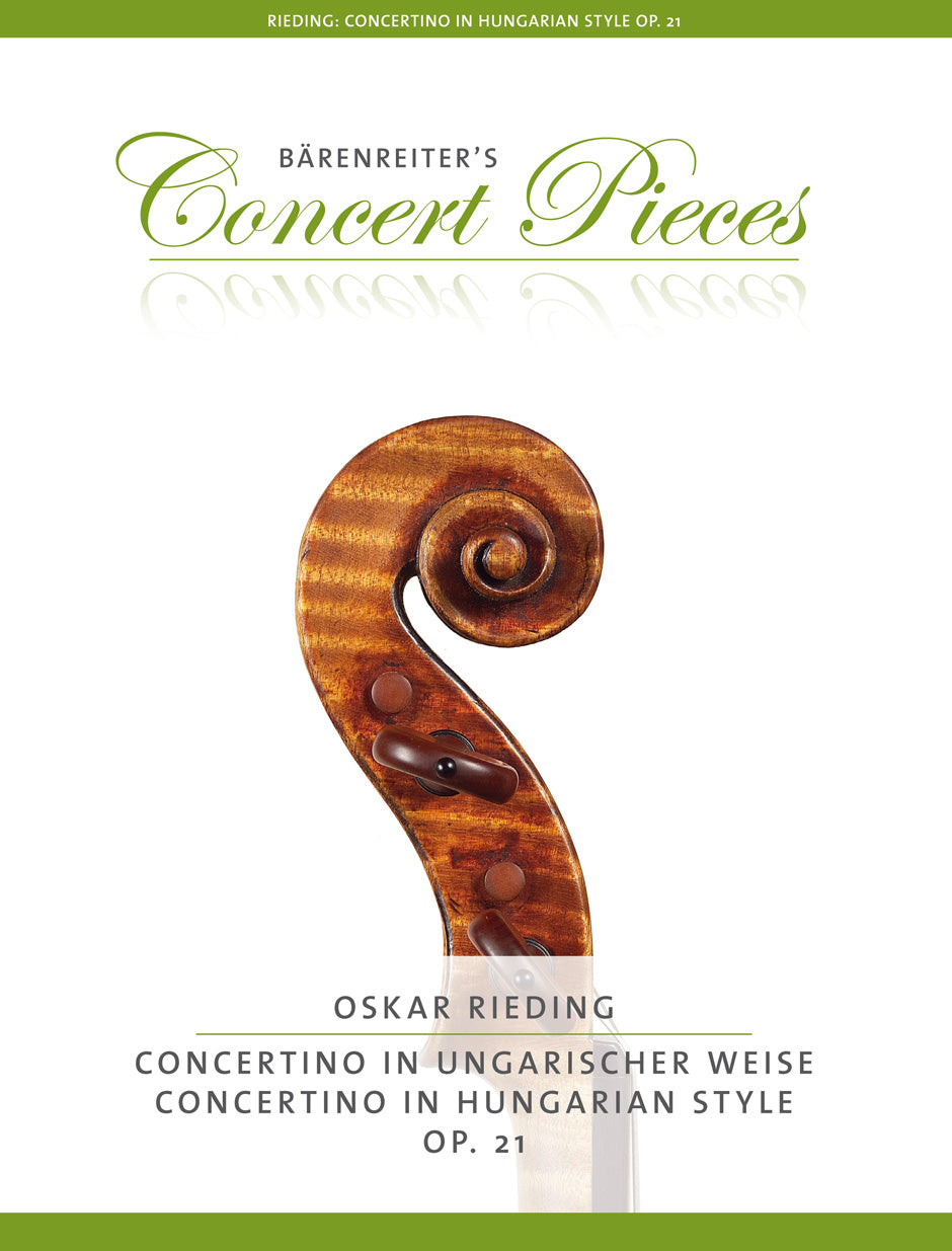 Rieding : Concertino in Hungarian Style A Minor Op 21 for Violin & Piano