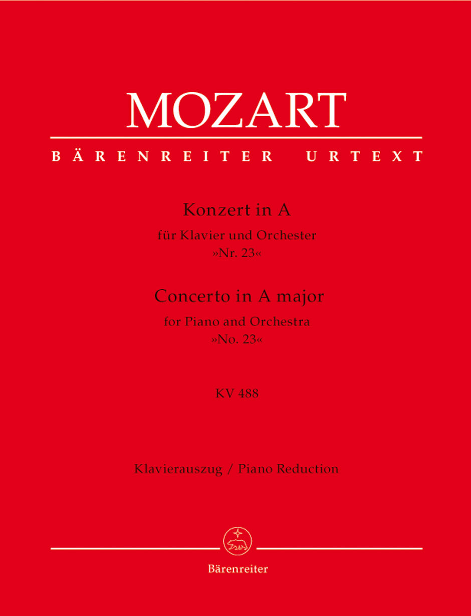 Mozart: Piano Concerto No 23 K488 - 2 Pianos 4 Hands