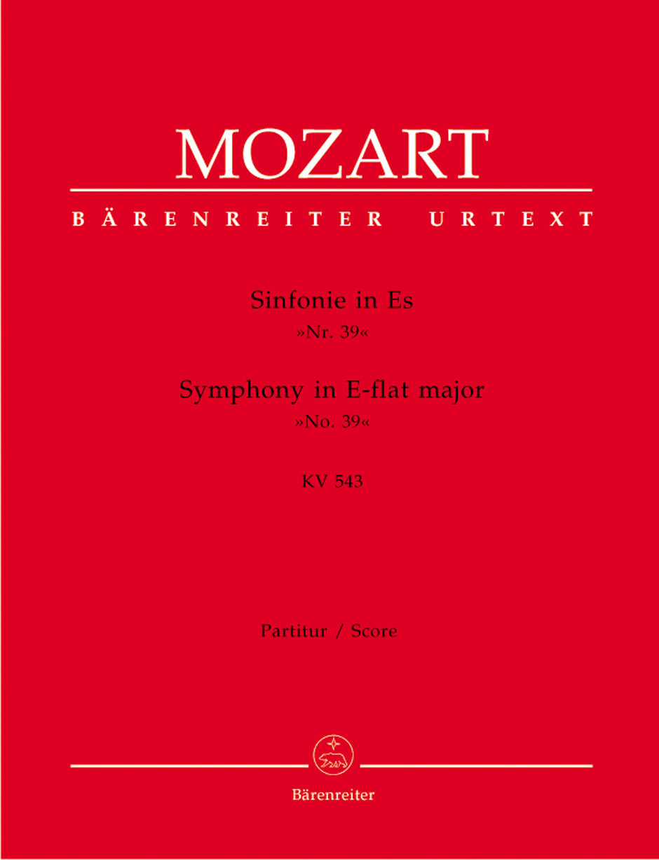 Mozart: Symphony 39 K543 in E Flat Full Score