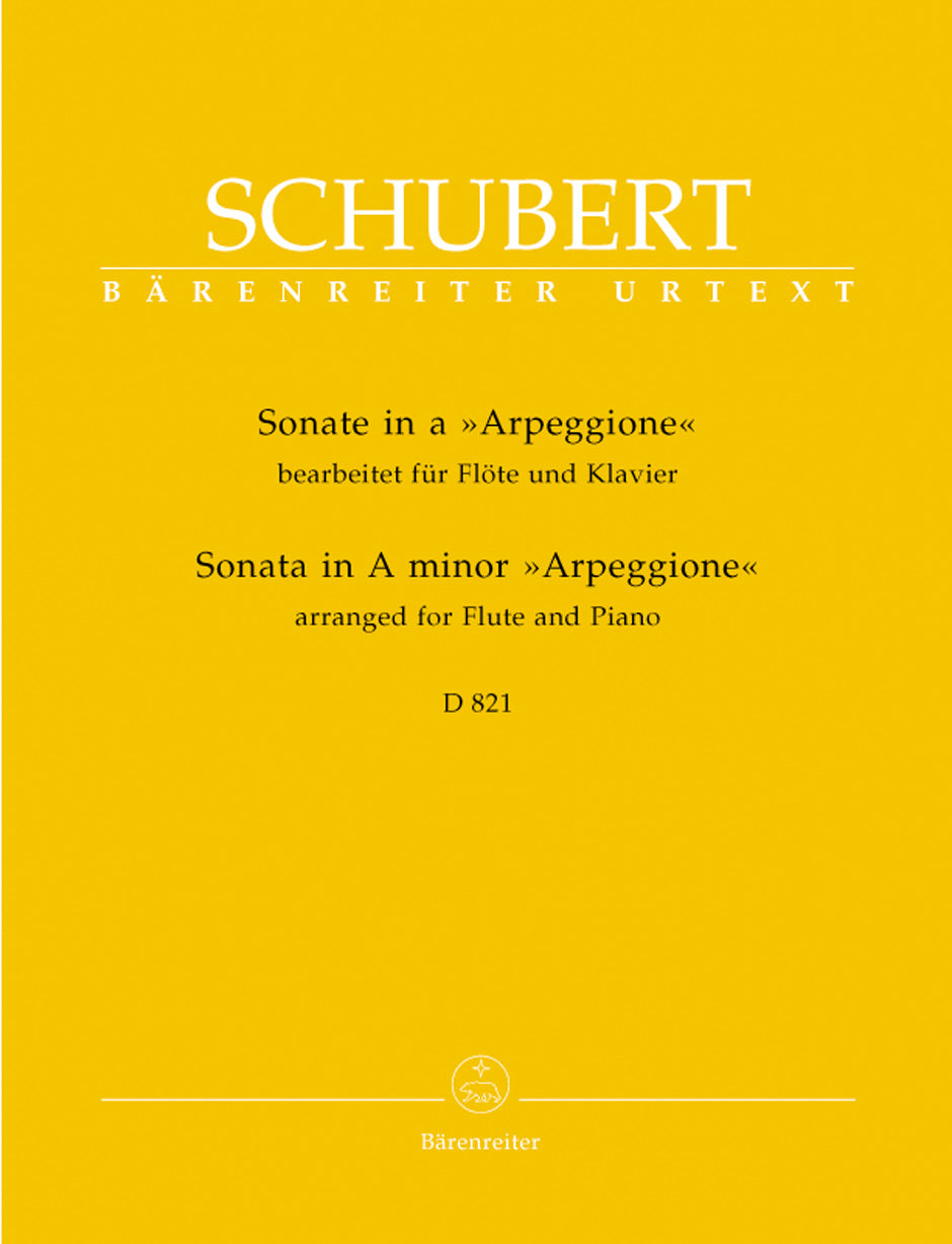 Schubert: Sonata in A Minor D 821 "Arpeggione" for Flute & Piano