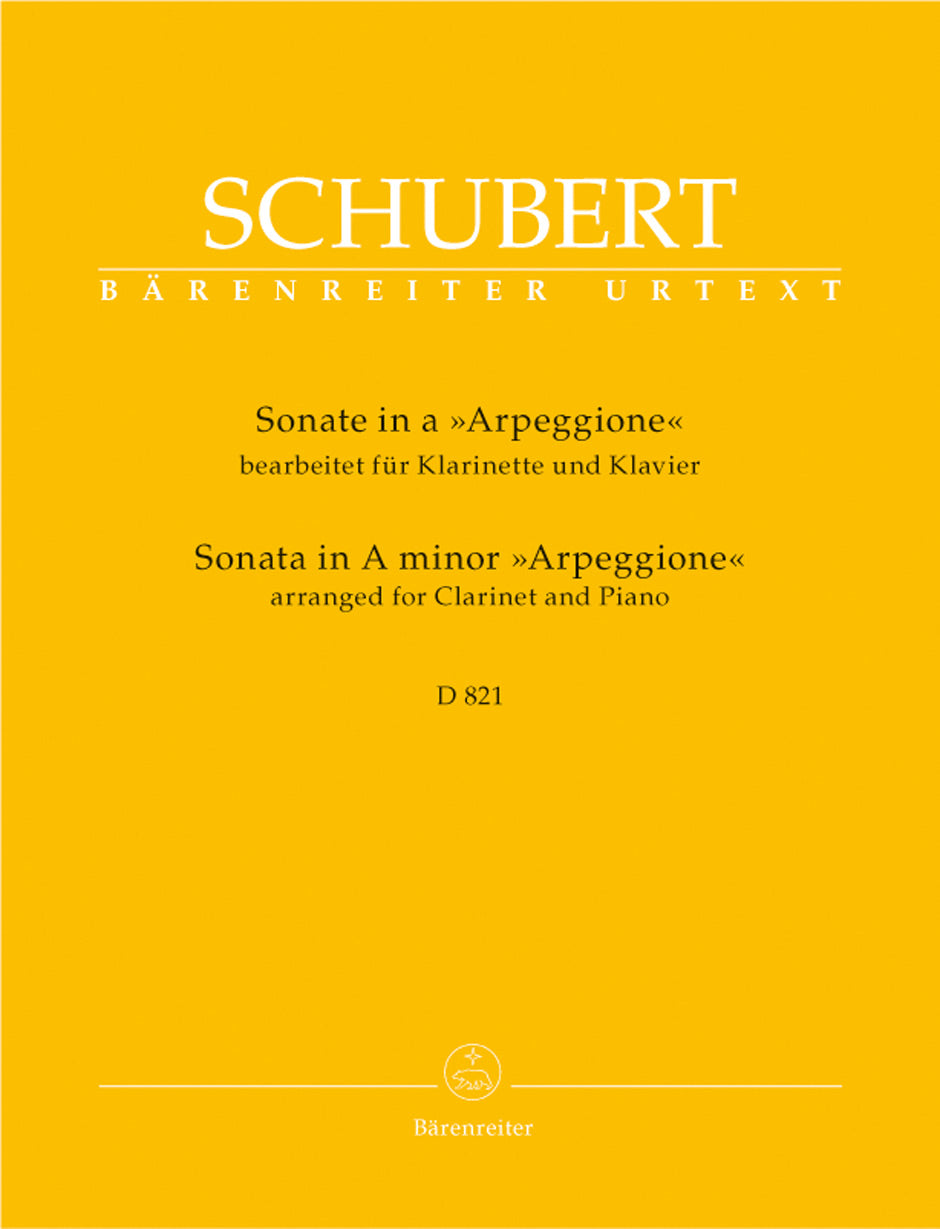 Schubert: Arpeggione Sonata A Minor for Clarinet & Piano