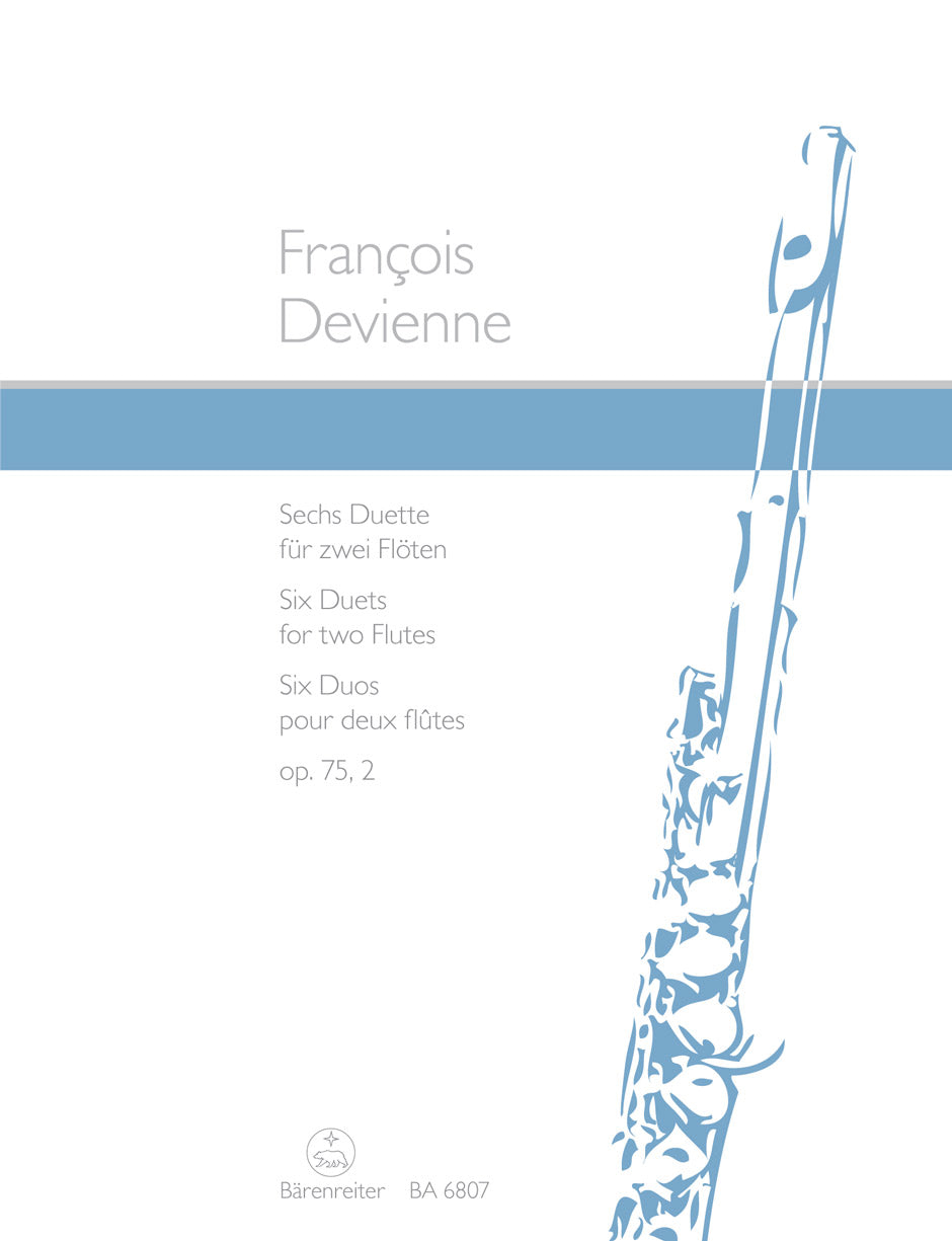 Devienne: Seven Duets, Op 75 No 2 for 2 Flutes