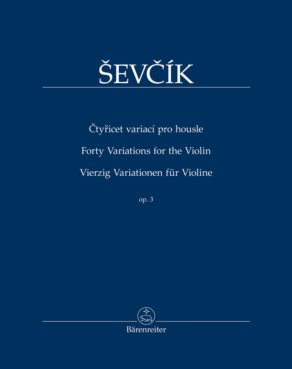 Ševčík: Forty Variations for the Violin Op 3