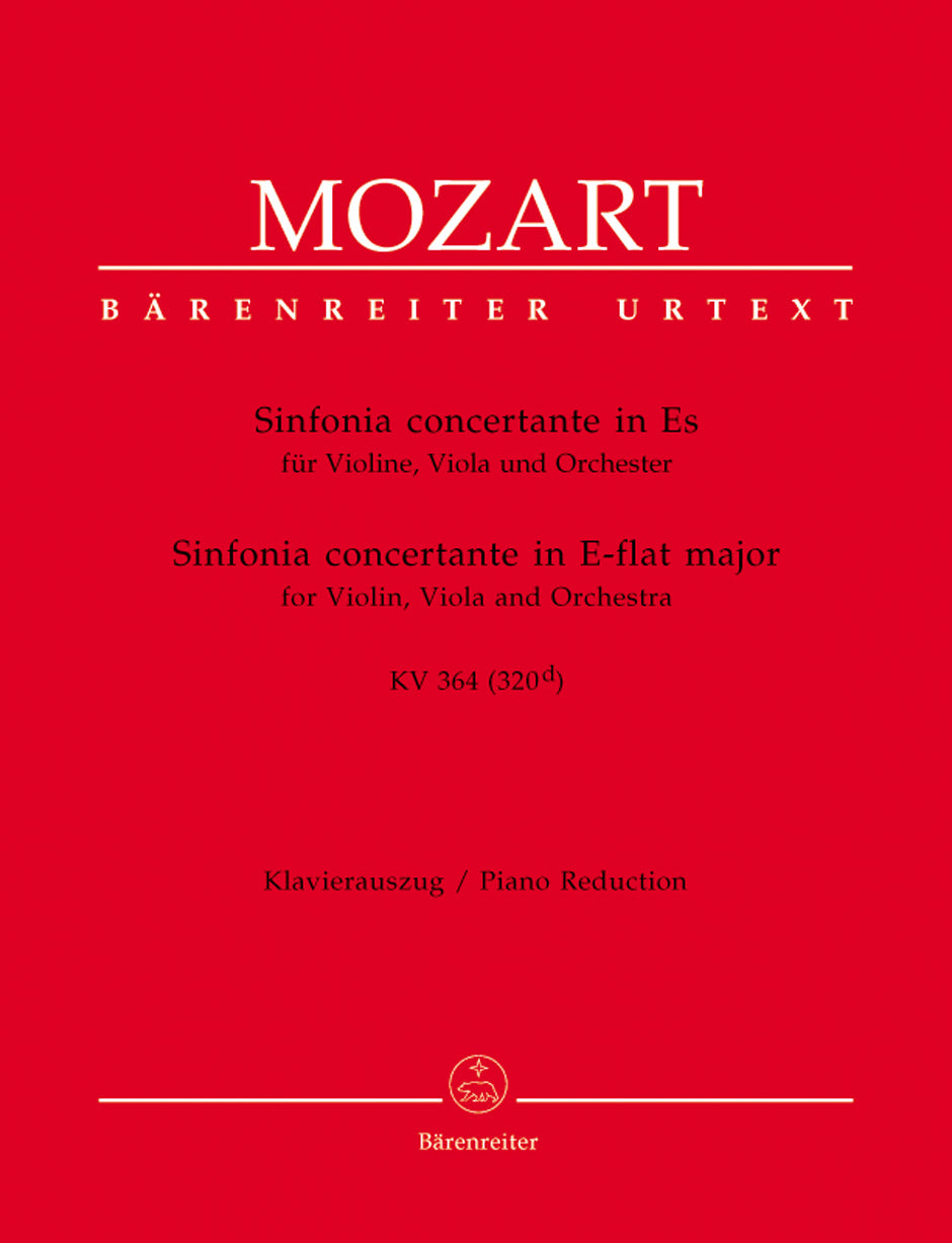 Mozart: Sinfonia Concertante K364 Violin, Viola, Piano