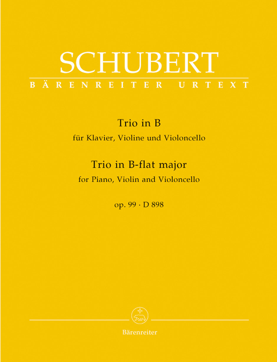 Schubert: Piano Trio in B Flat Op 99 (Set of Parts)