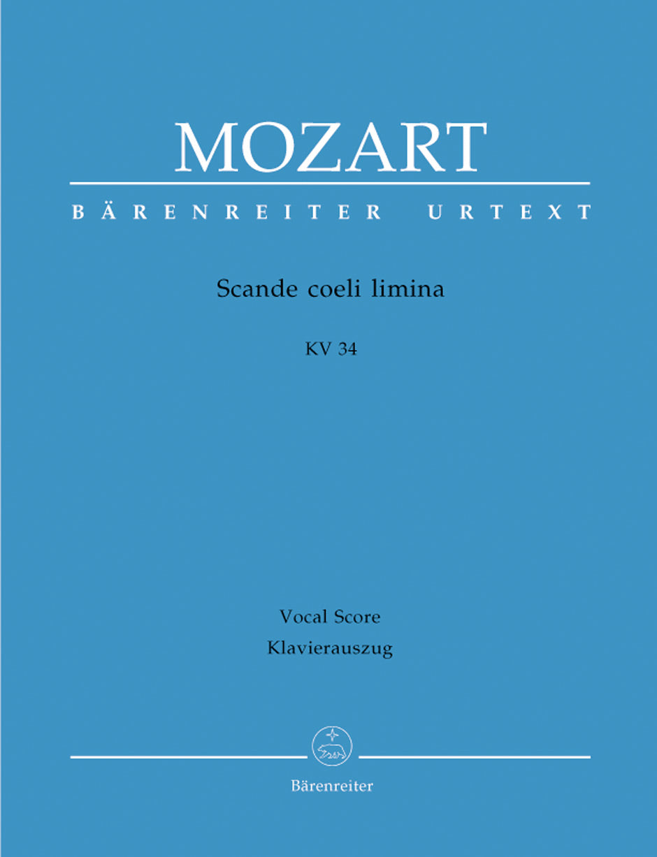 Mozart: Scande Coeli Limina K34 - Vocal Score