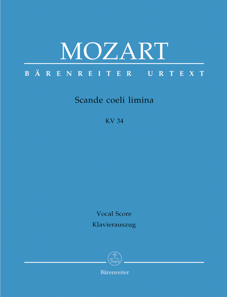 Mozart: Scande Coeli Limina K34 - Vocal Score