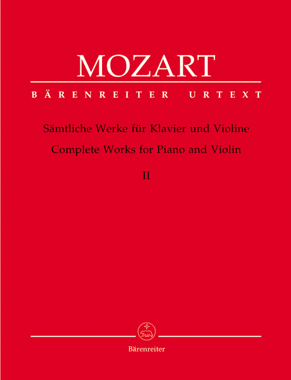 Mozart: Complete Works for Violin & Piano - Book 2
