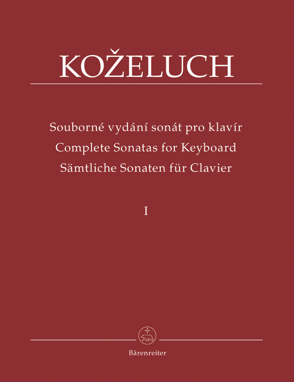 Kozeluch : Complete Sonatas for Keyboard - Vol 1
