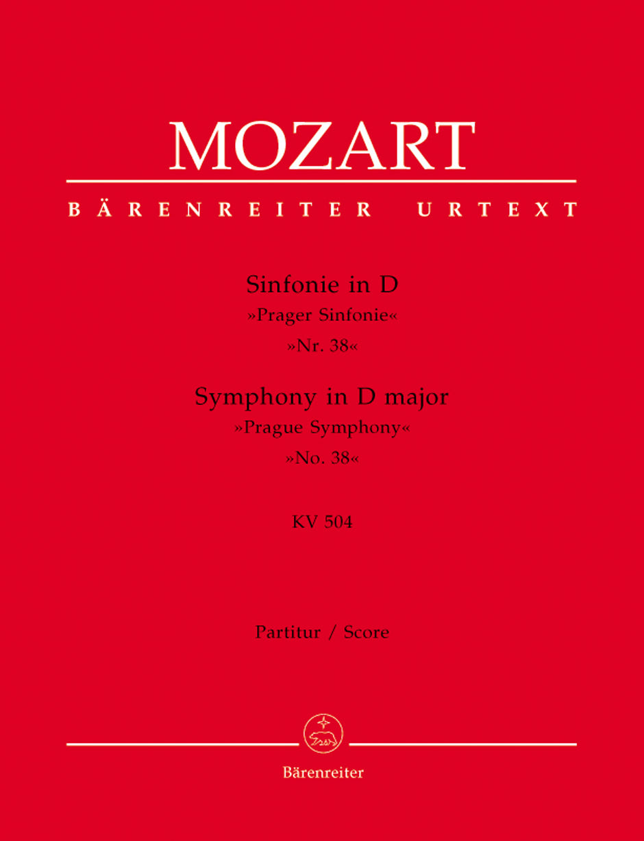 Mozart: Symphony No 38 K504 Prague Full Score