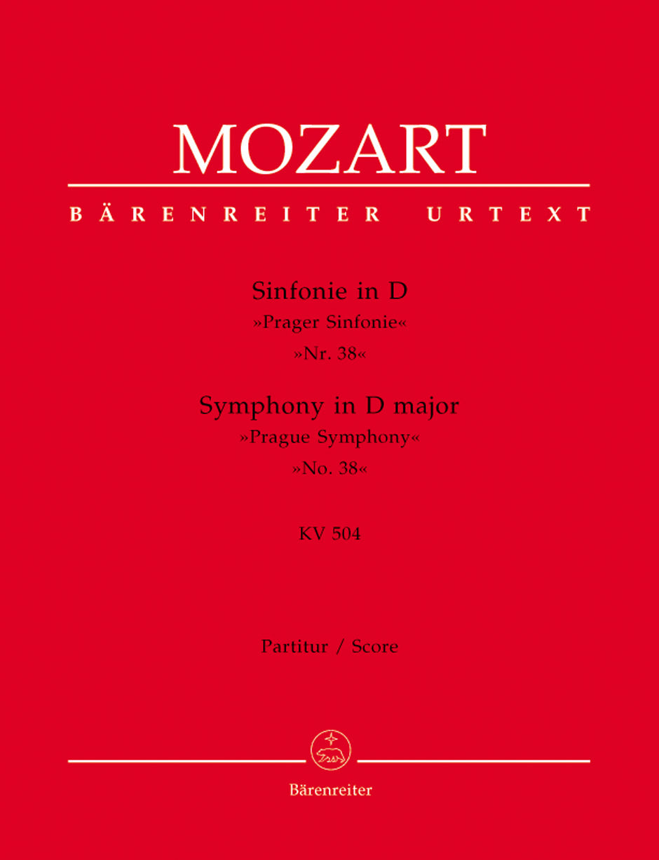 Mozart: Symphony No 38 K504 Prague Full Score