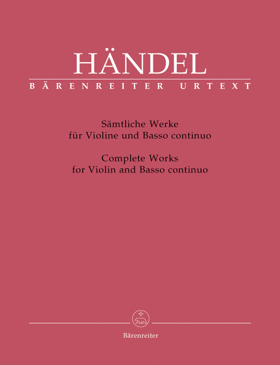 Handel: Handel Complete Works for Violin & Basso Continuo