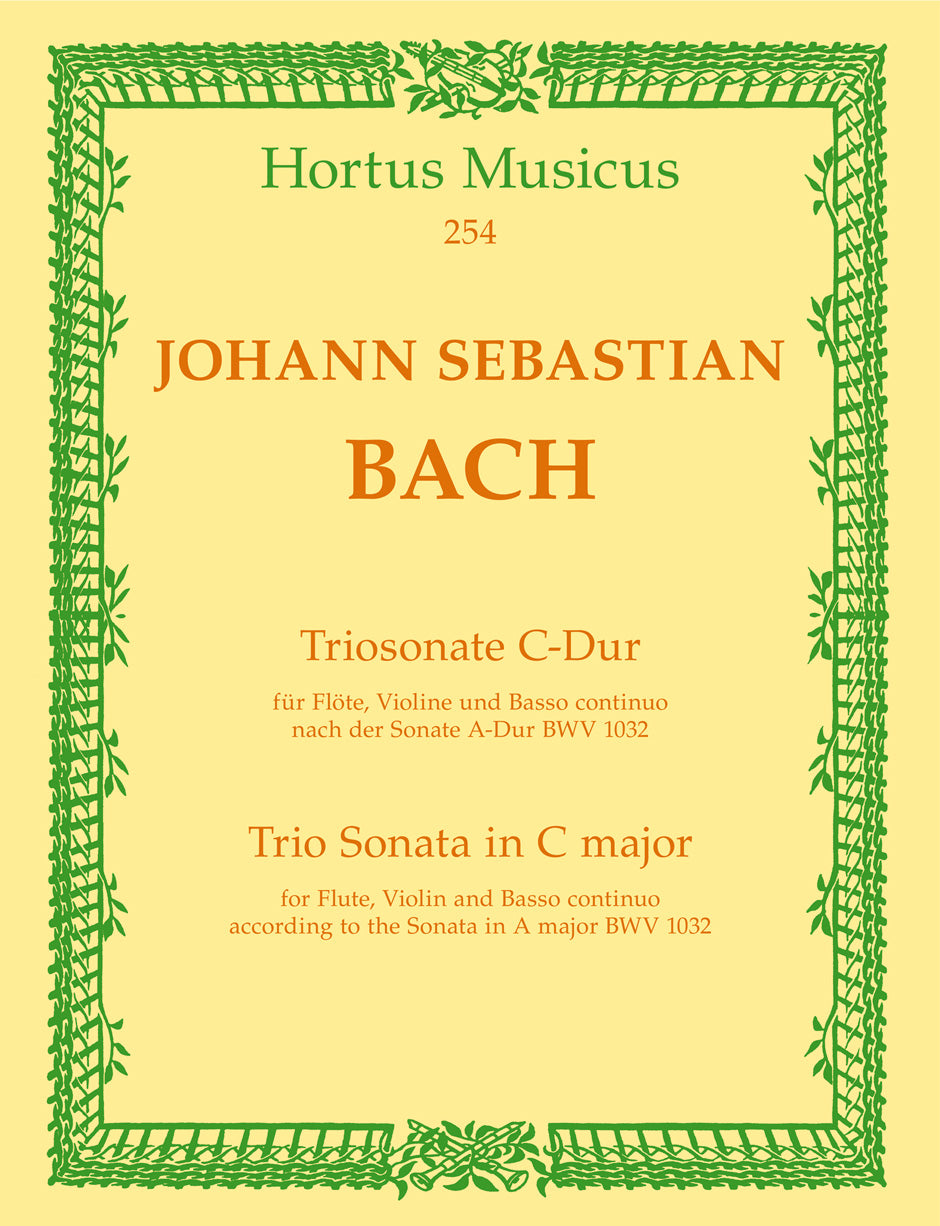 Bach: Trio Sonata in C for Flute, Violin & Basso Continuo