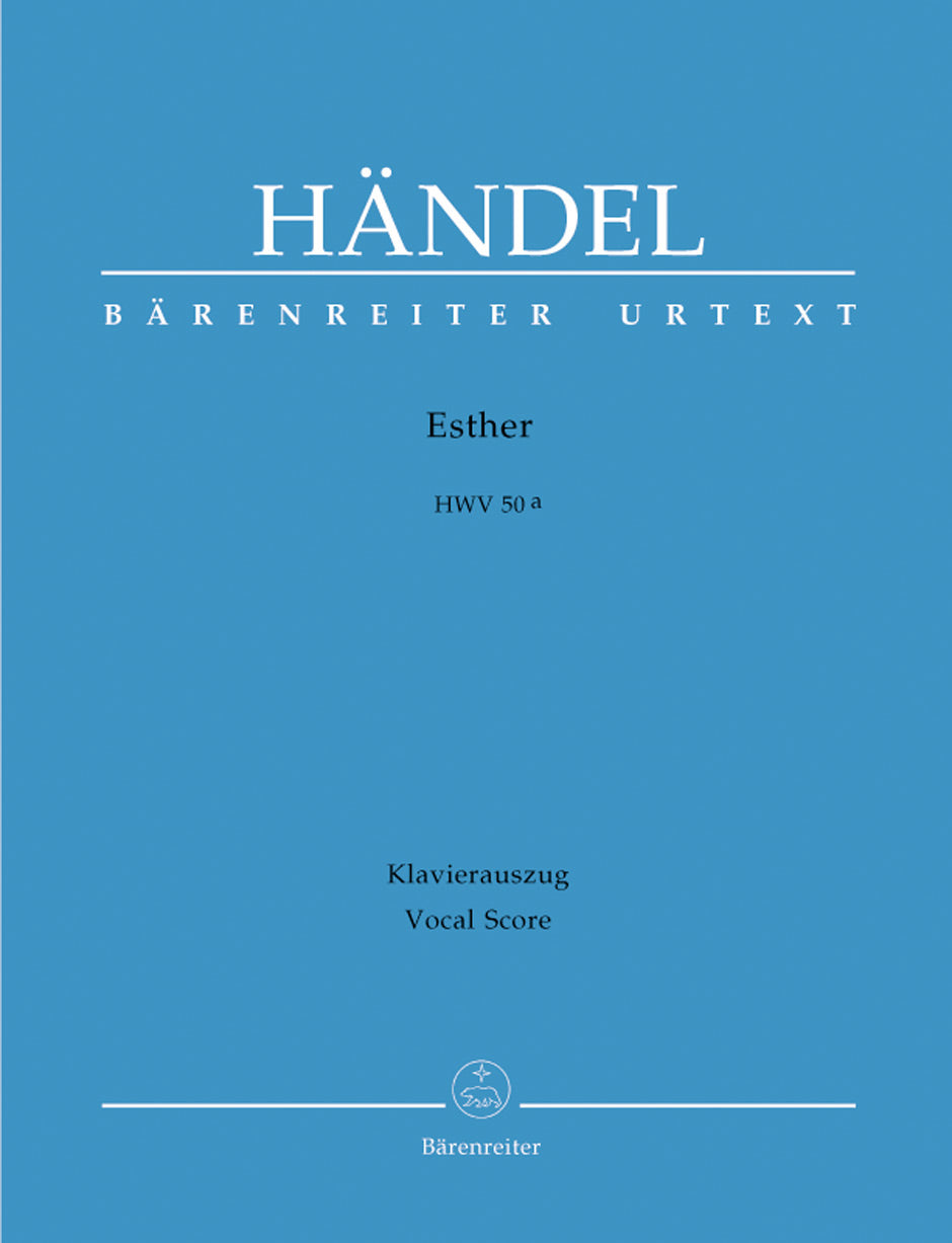 Handel: Esther HWV 50 - Vocal Score